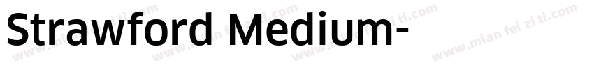Strawford Medium字体转换